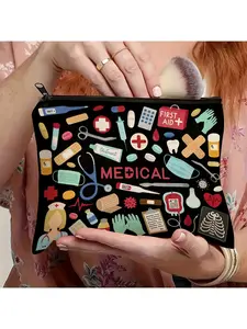 Pills Medicine Bag, Zipper Pouch, Pills Bag, Gift for Nurse, Medical Bag, Travel Bag Storage Bag Funny Zipper Pouch Meds Bag, Drugs Bag, Gift for Nurse, Medical Bag, Travel Cosmetic Bag Storage Bag