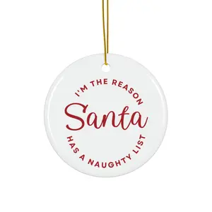 Mischief Maker Christmas Ornament Naughty List