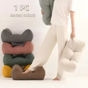 1pc Simple Office Chair Lumbar Support Cushion, Long Sitting Comfort, Waist Pillow, Backrest Pad, Nap Pillow, Chair Rest Cushion