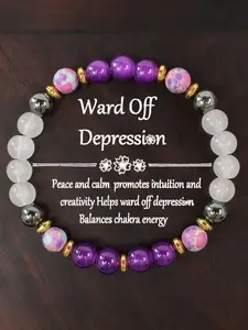 Chakra Harmony Bracelet, 8mm Multigem Beads for Peace & Creativity, Intuition Booster & Emotional Balance Jewelry, Fashion Accessories for Women & Men, Beaded Bracelets, Energy Bracelet, Healing Crystal Bracelet