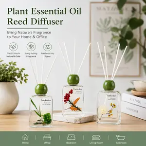 British Pear & Bluebell Diffuser Stick, 150ML Scented Fragrance, Home Decor, Long-Lasting Air Purifier, Plant Essential Oil Formula, Bedroom/living Room