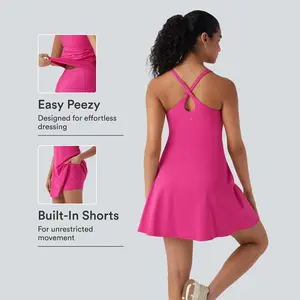 Halara SoftlyZero Plush Active Dress-Longer Length-Easy Peezy Edition DD-F Cups