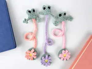 Crochet Bookmark Plushie | Crochet Page Marker Amigurumi Plush