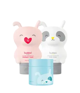 Deep Moisture Skincare Starter Set | 3 Daily Products: Coconut Oil Body Cream Moisturizer, Shampoo + Wash, Oil Balm | Naturally-Derived, Organic Coconut Oil Formulas | Petroleum Free | Refillable Bottles | Light Coconut Vanilla Scent