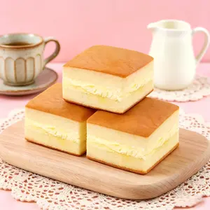 Banana Milk Flavor Cake – Cloud-Like Crumb,A Perfect Pair in Every Bite