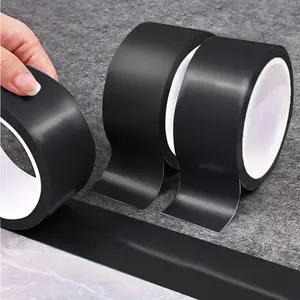 2 Rolls Ultra-Strong Waterproof & Windproof Adhesive Tape, 10m/393.7inch, Multi-Purpose for Carpet, Floors, Repairs, No Residue, UV Resistant, Ideal for Indoor/Outdoor Use, Black