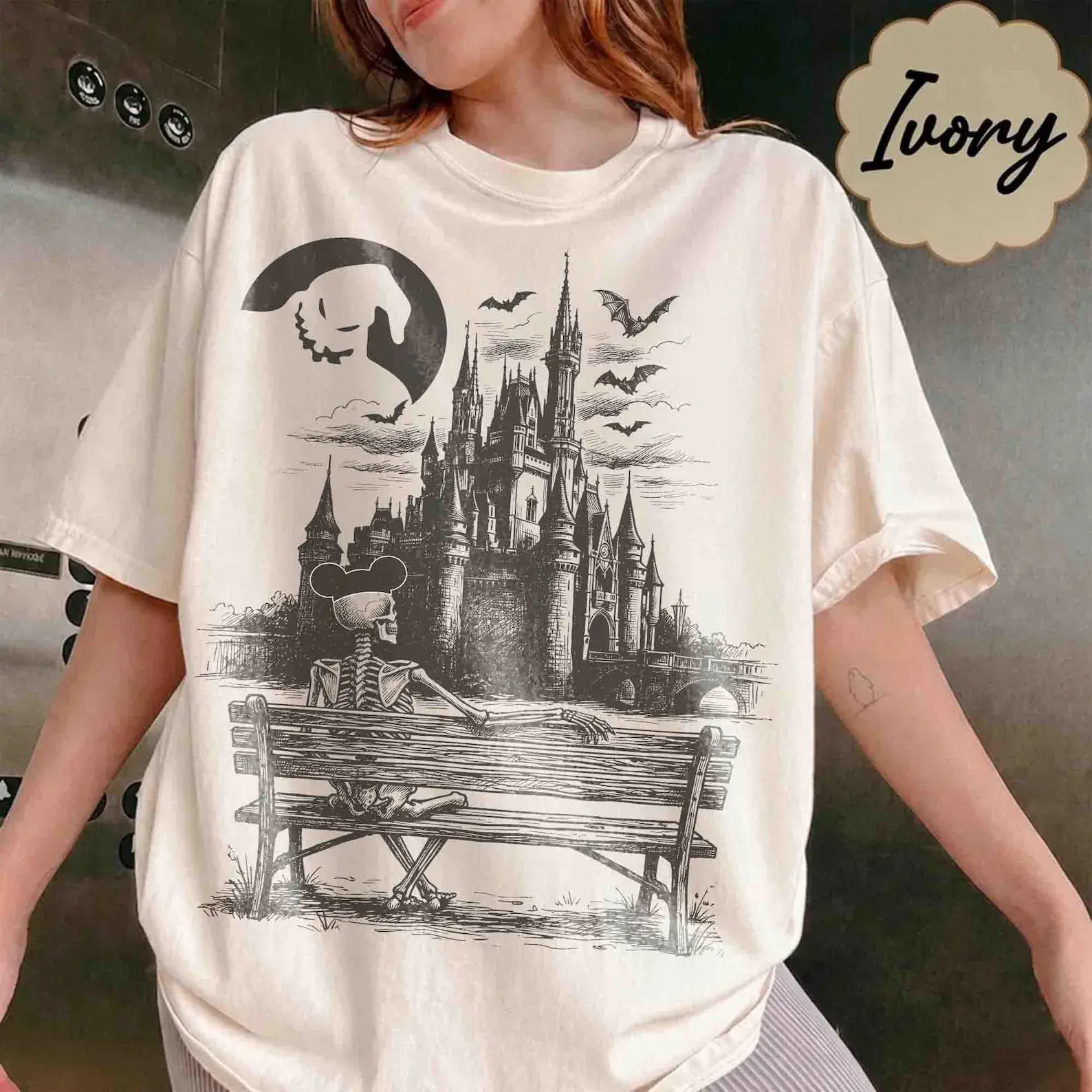 Comfort Colors Parks Halloween Party Skeleton Shirt, Mickey's Not So Scary Party Tee, Disneyland Family Trip 2026