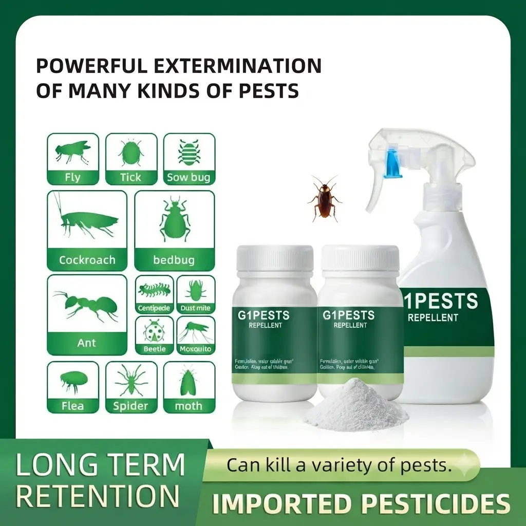 Pet & Family Friendly Pest Control Solutions Kit, Indoor-Outdoor Insect Prevention, Roach-Control for Spiders, Ants, Bed Bugs & 40+ Common Household Pests, Makes 1 Gal Usable Spray Mix