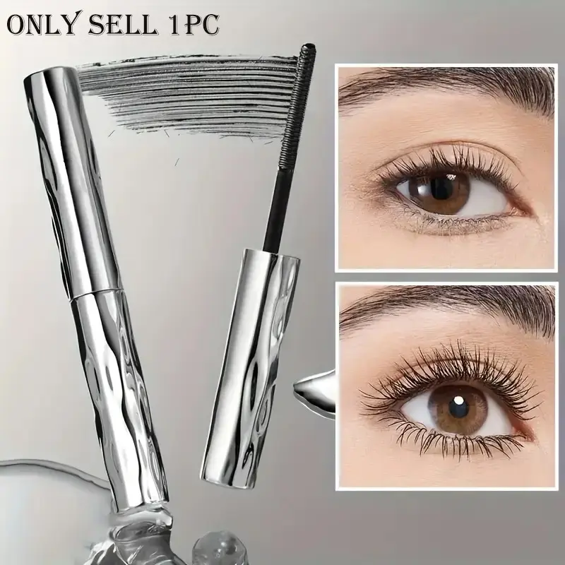 Defined Lash Mascara Fine Brush Head For Evenly Coating Lashes Create Lightweight Curled Look No Clumping Or Smudging