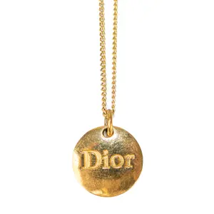 Pre-owned D26022230 Dior Necklace Gold