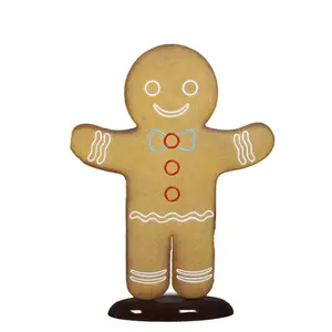 Man Gingerbread Cookie Over Sized Statue