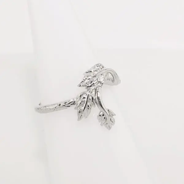 Original Tulip Ring Leaf Wrap - Sterling Silver