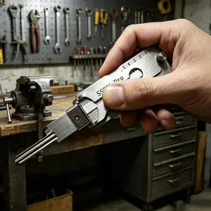 SS001PRO Multifunctional Camping Multitool with Axe, Hammer, Pliers, Screwdrivers, and Saw, Outdoor Survival Gear for Hiking, Camping, Repairs, Emergency Tool for Men, Women, and Gifts