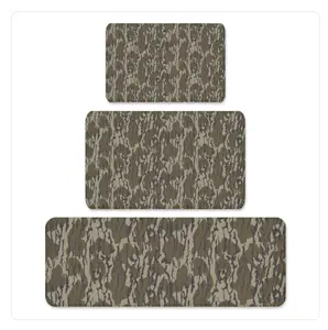 Original Bottomland Everything Bottom Lands Camo Floor Mat 3-Piece Set Flannel - Floor Mat with Camouflage Design
