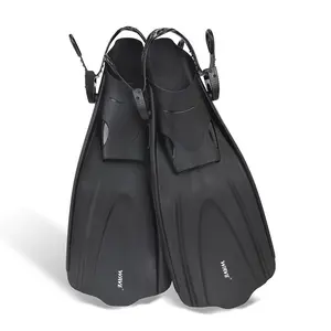 WAVE Rubber Flippers – Lightweight, High-Rebound, Comfortable Snorkeling Fins for Beginners with Stable Propulsion and Ergonomic Fit