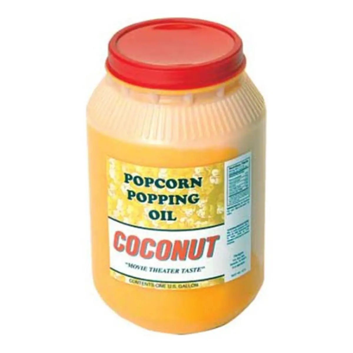 212 MAIN Paragon Country Harvest Coconut Popping Oil, 1 gal, Creates a Golden, Aromatic Movie Theater-Style Popcorn Snack