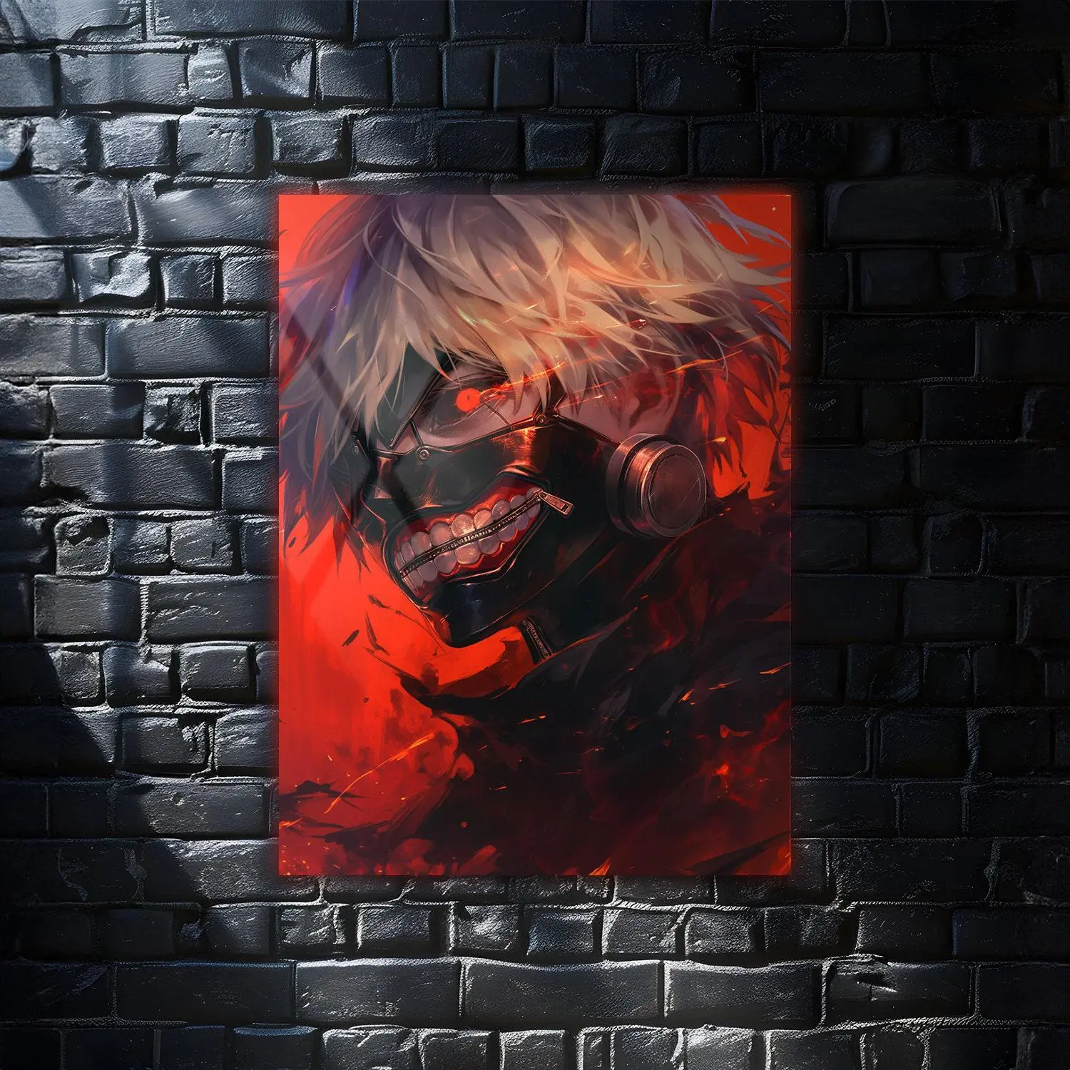 Kaneki Ken Tokyo Ghoul Anime Wall Art Poster, Modern Wall Art, Anime Gifts, Wall Decor