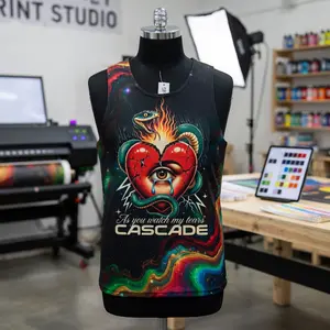 Tears Cascade ( John Summit Ultra  ) Rave Tank — Aura Armor Festival Tank Top