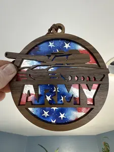 Army Tank Suncatcher for Sunny Window