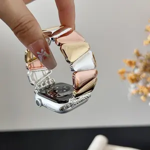 Fashionable Durable Geometric Sequin Women's Watch Band, Compatible with Apple Watch Sizes 38-49mm, Perfect for Parties and Daily Wear