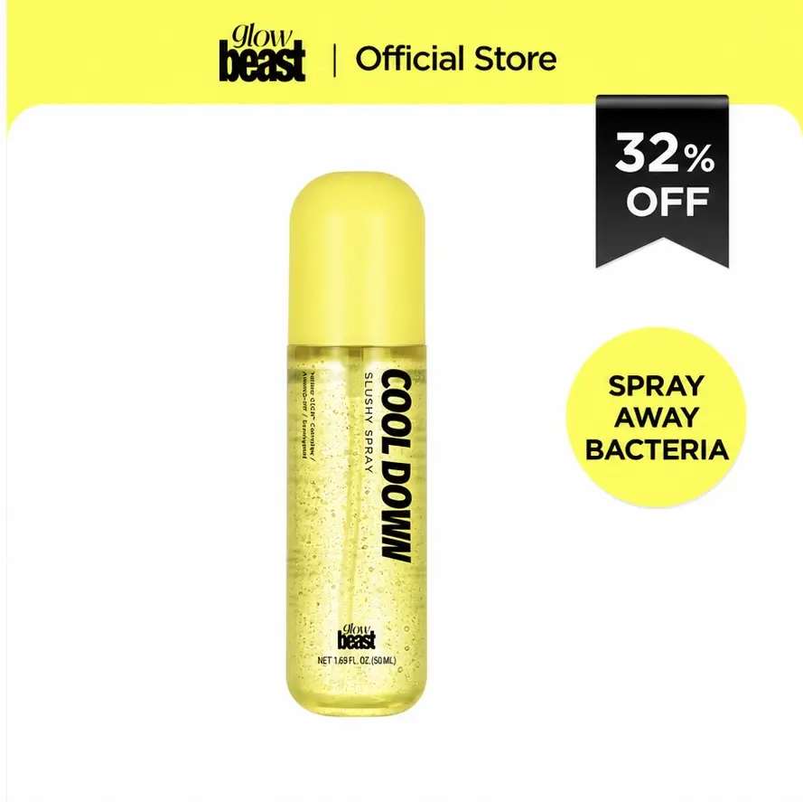 glowbeast COOL DOWN Slushy Spray |  Cica Hyaluronic Acid, Skin Repair