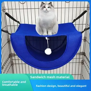 Cat hammock cage hanging mat hanging summer swing sleeping pet cat hanging basket air size cat hanging bed