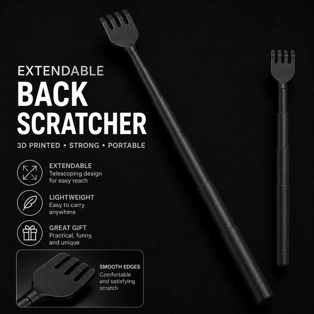 collapsing back scratcher