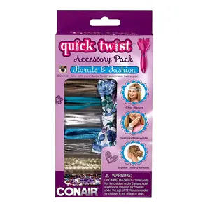 Conair Quick Twist Accessory Pack Florals n Fashion