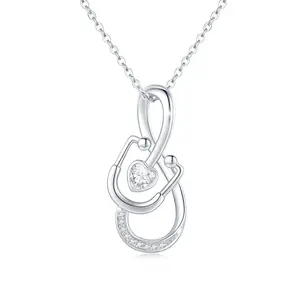 Stethoscope Necklace 925 Sterling Silver Nurse Necklace for Women Nurse Jewelry for Doctor Medical Nursing