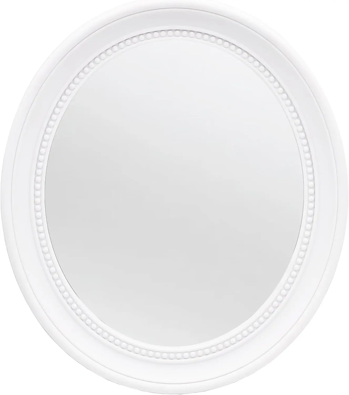 White Oval Bathroom Mirror Oval Wall Mirror 20 x 16.1 inch