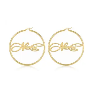 Custom Name Hoop-Earrings