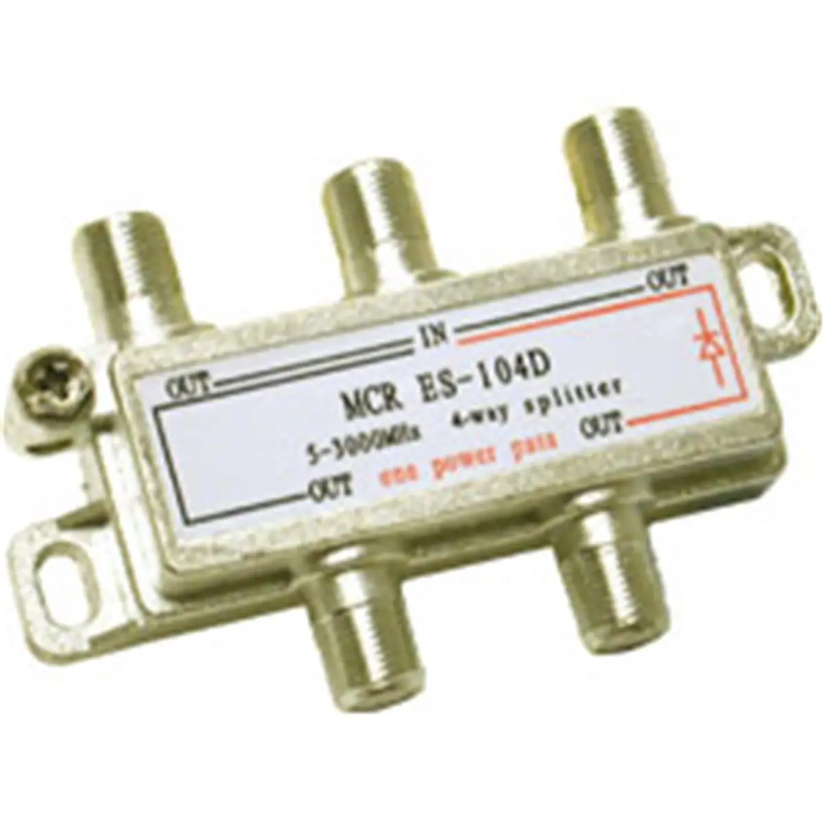 212 MAIN 4-Way Digital Cable DC Passive High-Frequency Splitter (Model 41022) with RF Isolation, PC Board Technology, Precision Machined Ports, Soldered Back, 15-2150MHz Compatibility for Satellite Distribution, Amplified Antennas, DBS Dishes