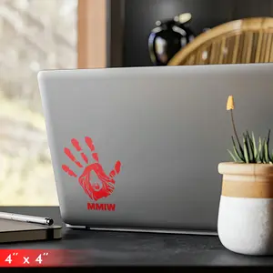 MMIW Red Hand Sticker & Decal - No More Stolen Sisters, Multi-Purpose Use, Durable & Waterproof