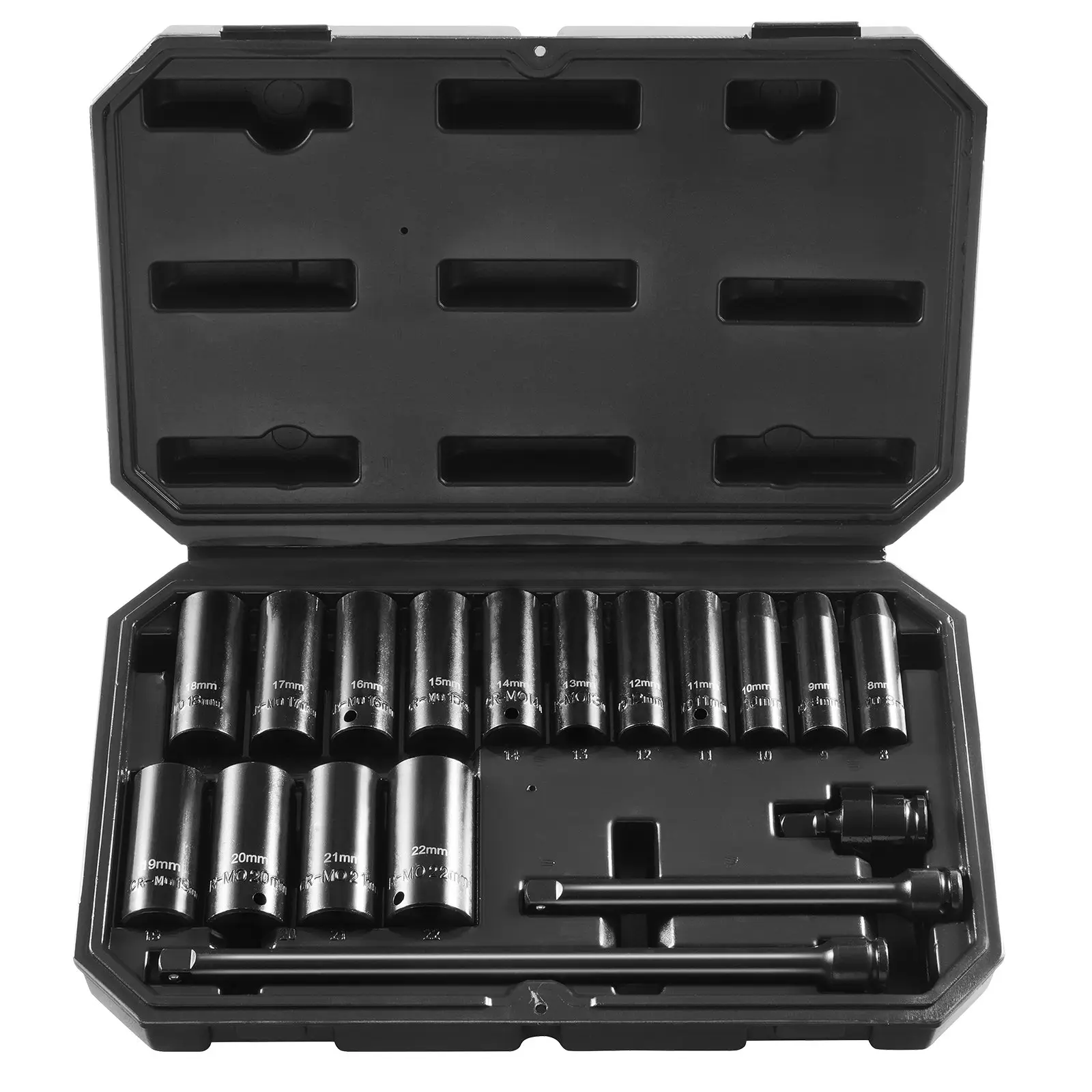 18PC CR-MO - 3/8" Metric