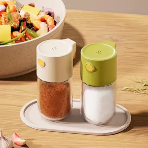 Quantitative Salt Dispenser, Sealed Moisture-Proof Seasoning Container, Ideal for Kitchen Use, Durable and Practical Design