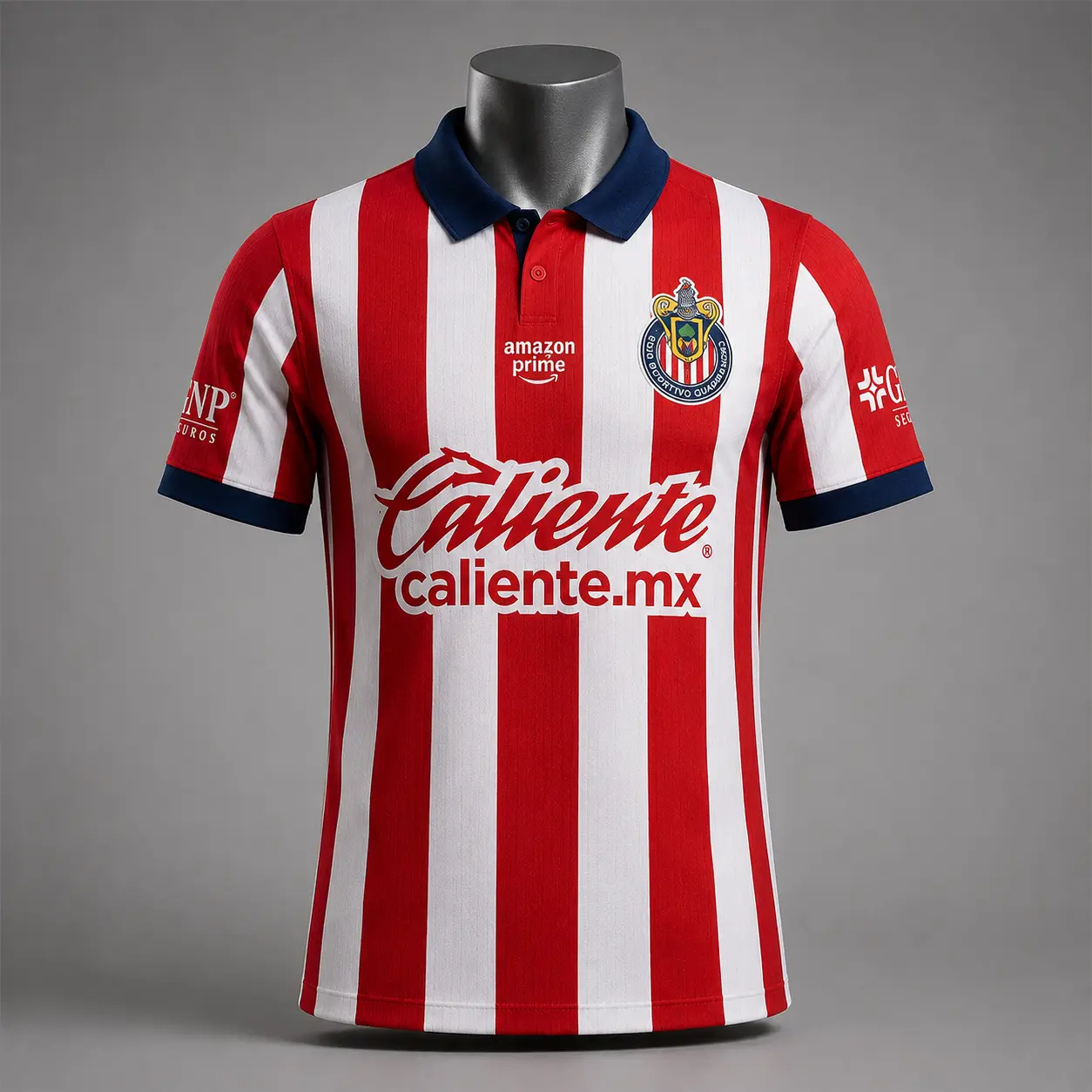 [Full Logo] - Chivas De Guadalajara 2026-27 Home Soccer Jersey - Full Print Logo