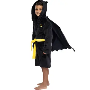 DC Comics Kids Superhero Plush Fleece Hooded Costume Robe