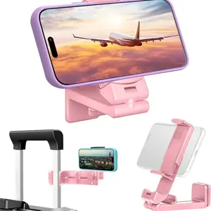 Portable Multifunctional Adjustable Phone Holder for Airplane Seat Backrest, Desk, Home Kitchen Office Use, Essential Travel Accessory