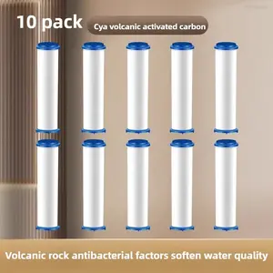 10-Piece Handheld Shower Filter Set, Hard Water Replacement Filters, Remove Chlorine & Harmful Substances, Better Shower Experience