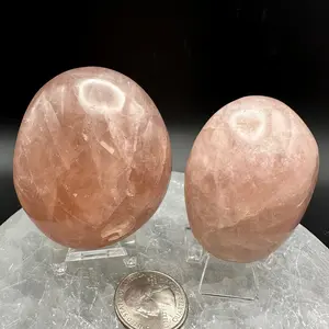 Rose Quartz Palm Stone
