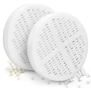 Vitamin C + E + A Shower Filter Cartridge 2-Pack - Reduces Chlorine and Chloramine - Supports Skin, Hair and Nail Health