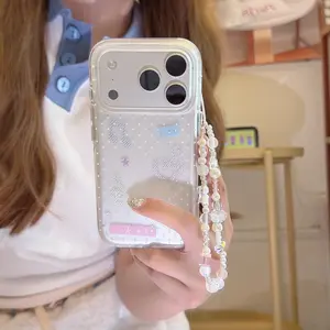Polka Dot Star Heart Note Phone Case for Apple iPhone 17 Pro Max, Creative Fashion Phone Cover, Stylish Protective Shell, Casing, Accessories