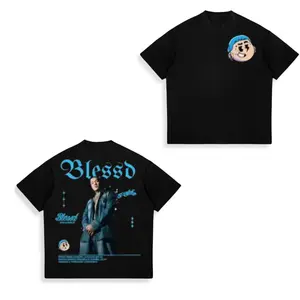 Blessd Cartoon Logo Graphic Shirt, Latin Reggaeton Artist Album Aesthetic Graphic Tee, Gift For Blessd Fans, Shirt For Men Women