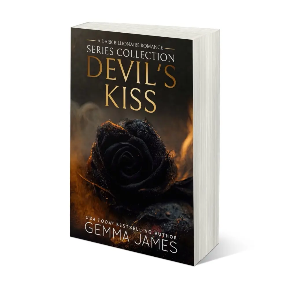 Devil’s Kiss Series Omnibus Edition - Signed Soft Cover Dark Billionaire Romance Paperback by Gemma James
