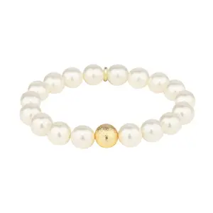 BuDhaGirl | White Pearl Mala Beaded Bracelet