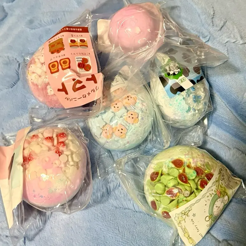 Handmade crunchy squishy ball stress relief product
