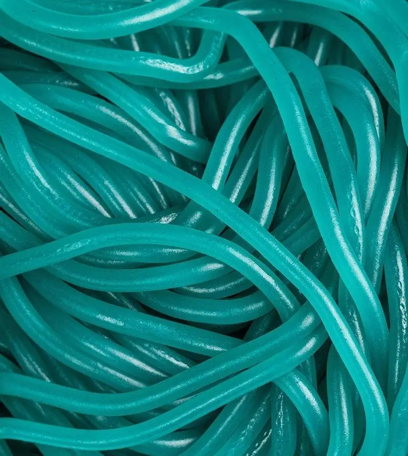 Gustaf Blue Raspberry Candy Laces, 2 lbs Sweet Flavor Snack for Party, Birthday Occasions