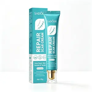 SADOER Repair Scar Cream for Textured & Marked Skin Brightens Tone Repairs Texture Daily Care Essential for Acne Burn Blemish Marks