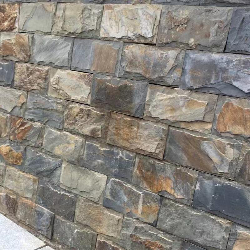 Natural stone wall panels for exterior walls; cultural stone wall panels for exterior walls; suitable for street outdoor tiles.