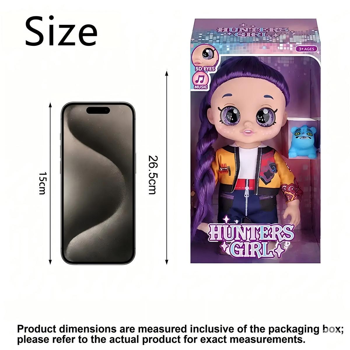 K-pop doll anime action figure set, 10 inches, 5 joints, can play music, dolls, gifts for kids, toys for girls & boys